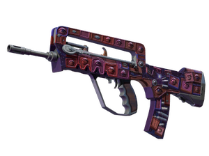 StatTrak™ FAMAS | Быстрые движения глаз (Немного поношенное)